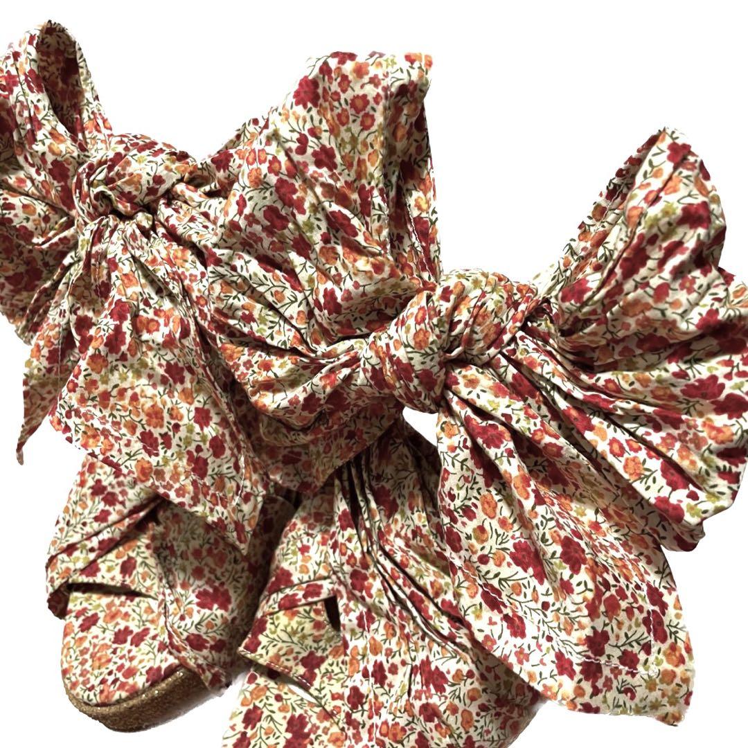 vivienne westwood 小花柄 コットン リボン サンダル vivienne westwood 小花柄 コットン リボン サンダル