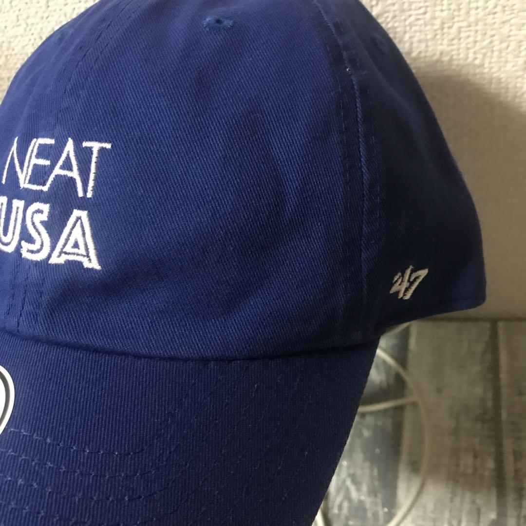 47 NEAT USA ブルー キャップ - メルカリ