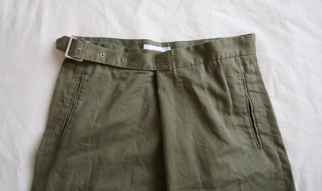 2023ss ファセッタズム ラップショーツ カーキ サイズ5