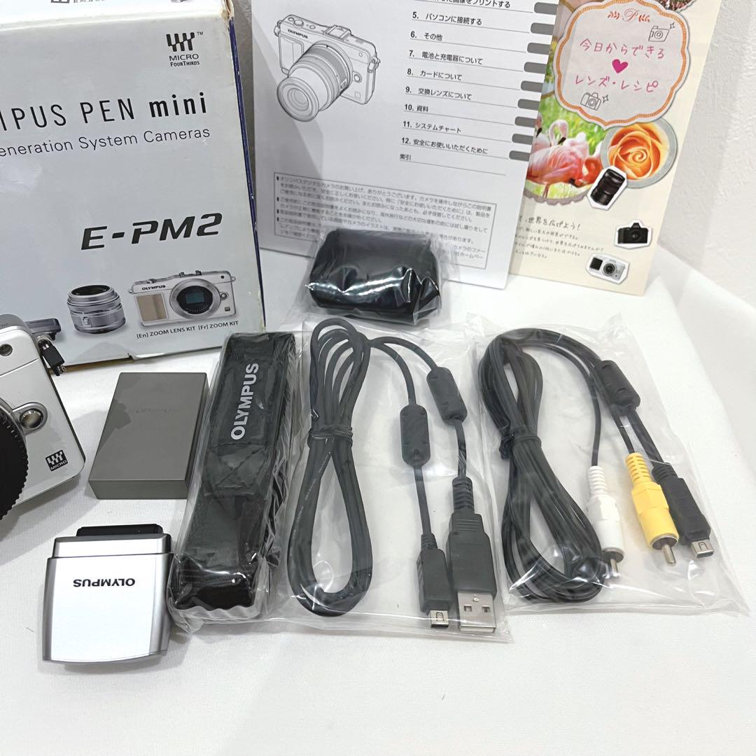 オリンパス OLYMPUS PEN mini E-PM2 ボディ 純正付属品多数