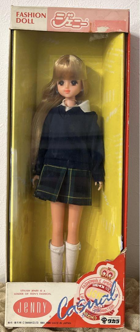【美品】1980年代　希少　旧タカラ　ファションドール　カジュアルジェニー 美品】1980年代 希少 旧タカラ ファションドール カジュアルジェニー