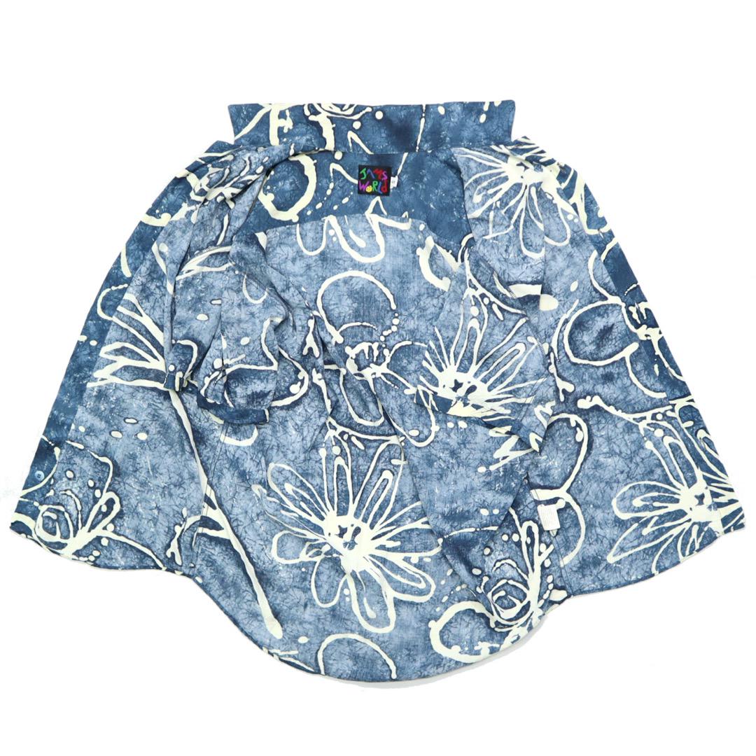 90s JAMS WORLD ジャムズワールド レーヨン 柄シャツ アロハ