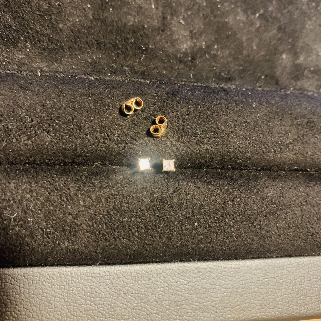 k18 ダイヤモンド　ピアス