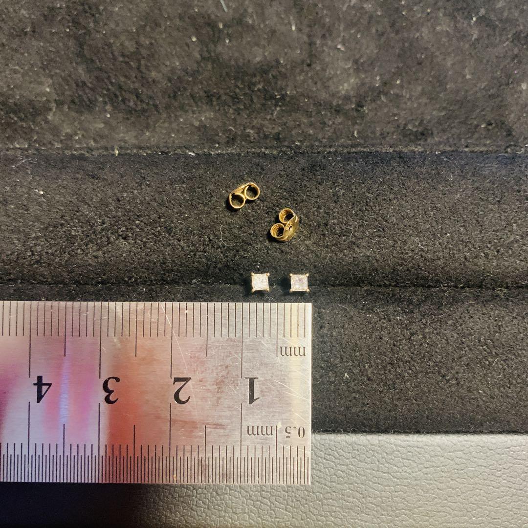 k18 ダイヤモンド　ピアス