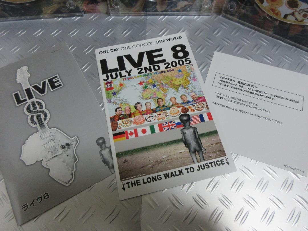 ★DVD◇ライヴ８ / LIVE 8★日本盤◇4枚組◇Pink Floyd