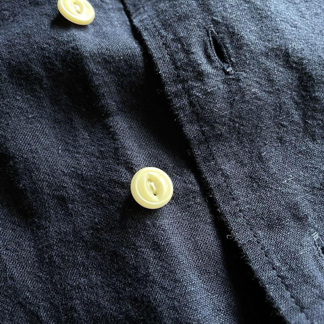 00s Banana Republic リネン オープンカラーシャツ 短丈 開襟 00s Banana Republic リネン オープンカラーシャツ 短丈 開襟