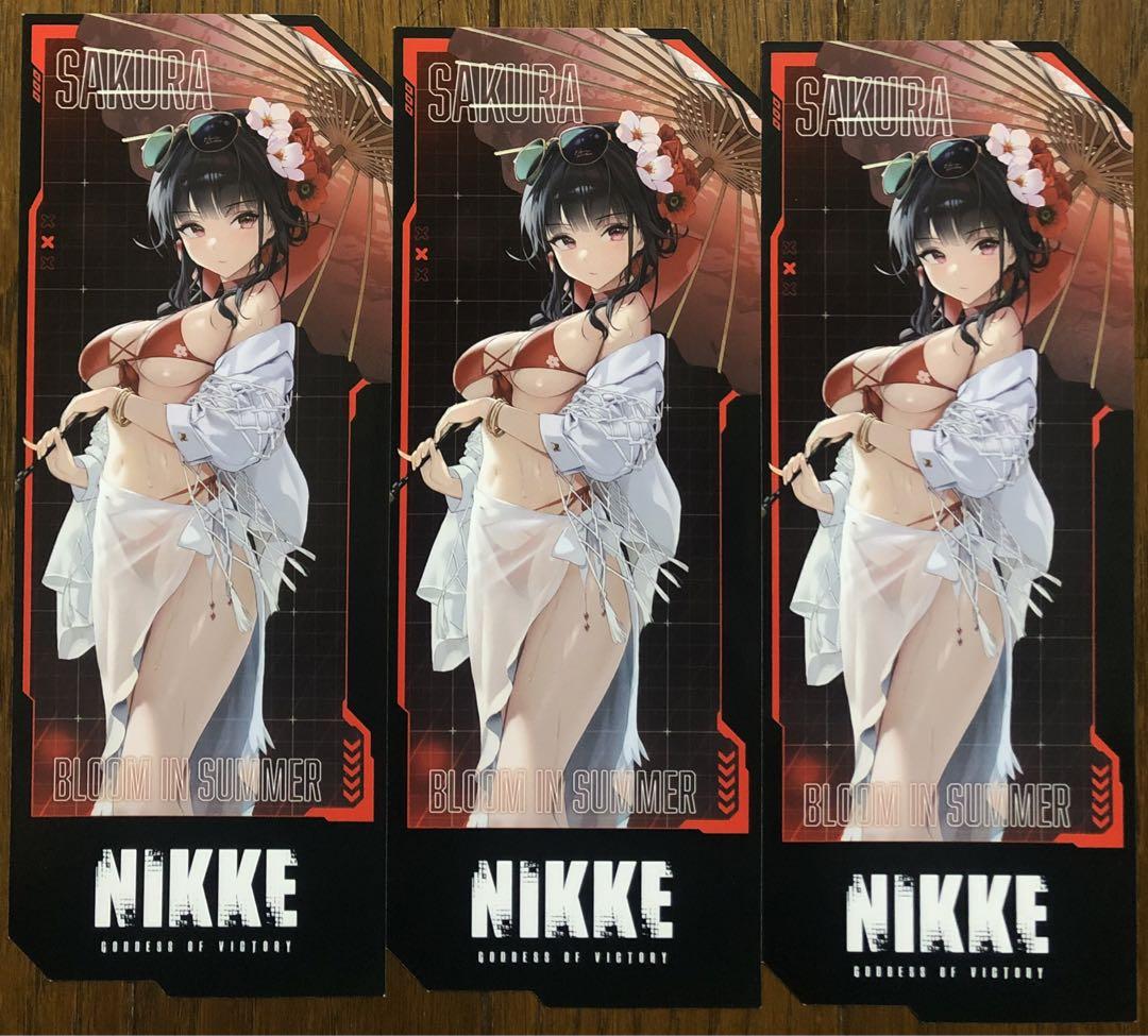 勝利の女神 NIKKE 高級募集チケット サクラ 3枚セット - メルカリ