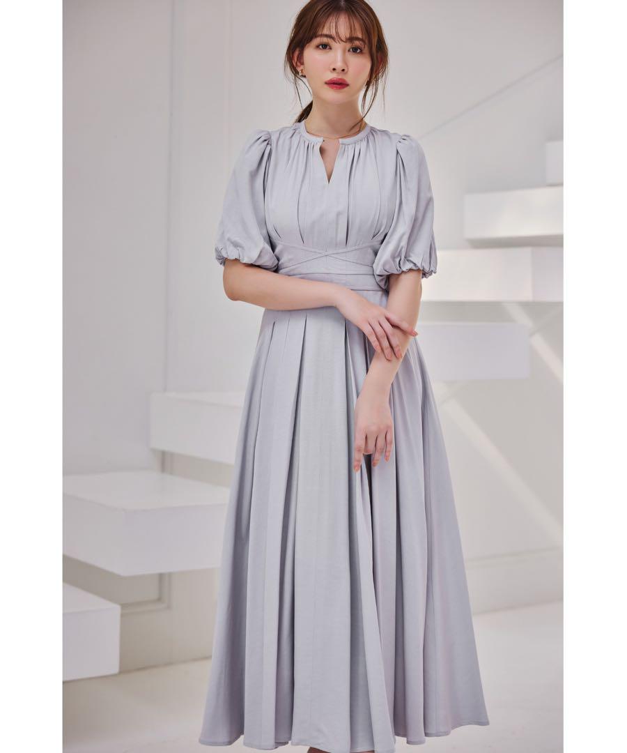 herlipto Fountain Lace Up Bow Dress