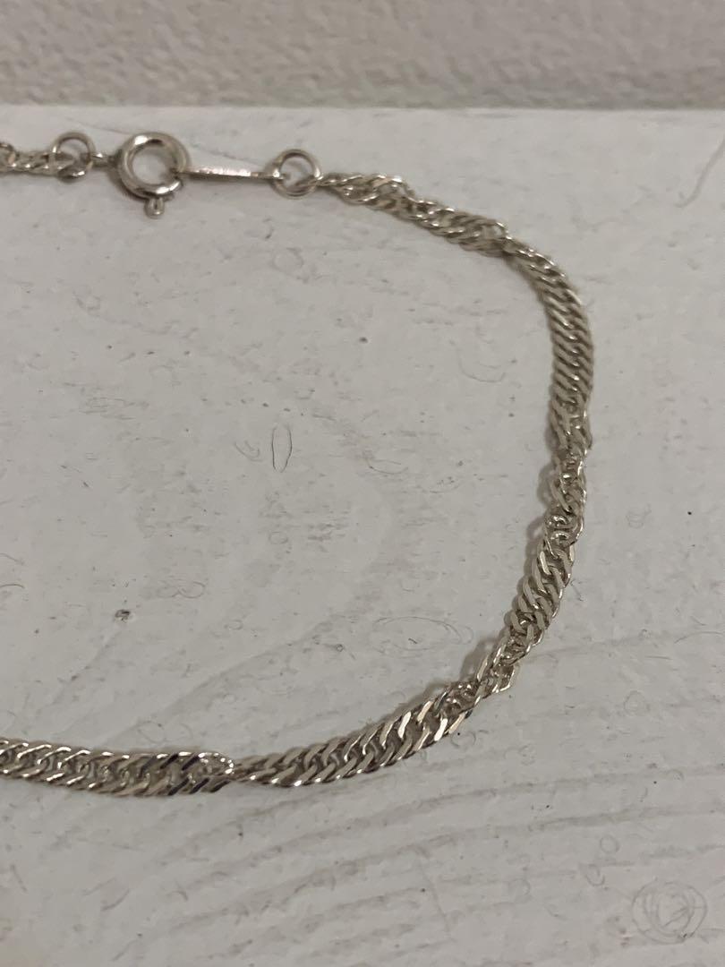 VINTAGE ヴィンテージ SILVER925 チェーンブレスレット シルバー VINTAGE ヴィンテージ SILVER925 チェーンブレスレット シルバー