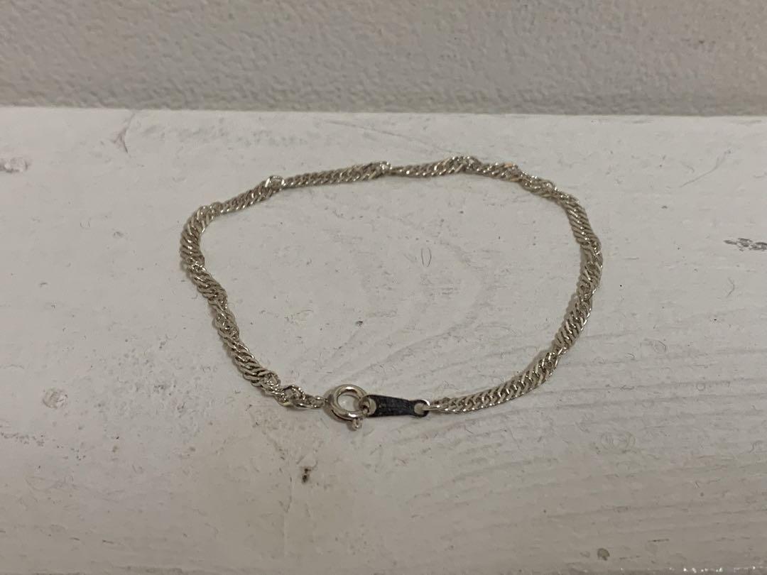 VINTAGE ヴィンテージ SILVER925 チェーンブレスレット シルバー VINTAGE ヴィンテージ SILVER925 チェーンブレスレット シルバー
