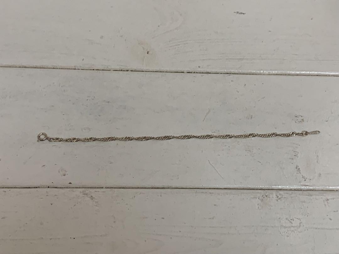 VINTAGE ヴィンテージ SILVER925 チェーンブレスレット シルバー VINTAGE ヴィンテージ SILVER925 チェーンブレスレット シルバー