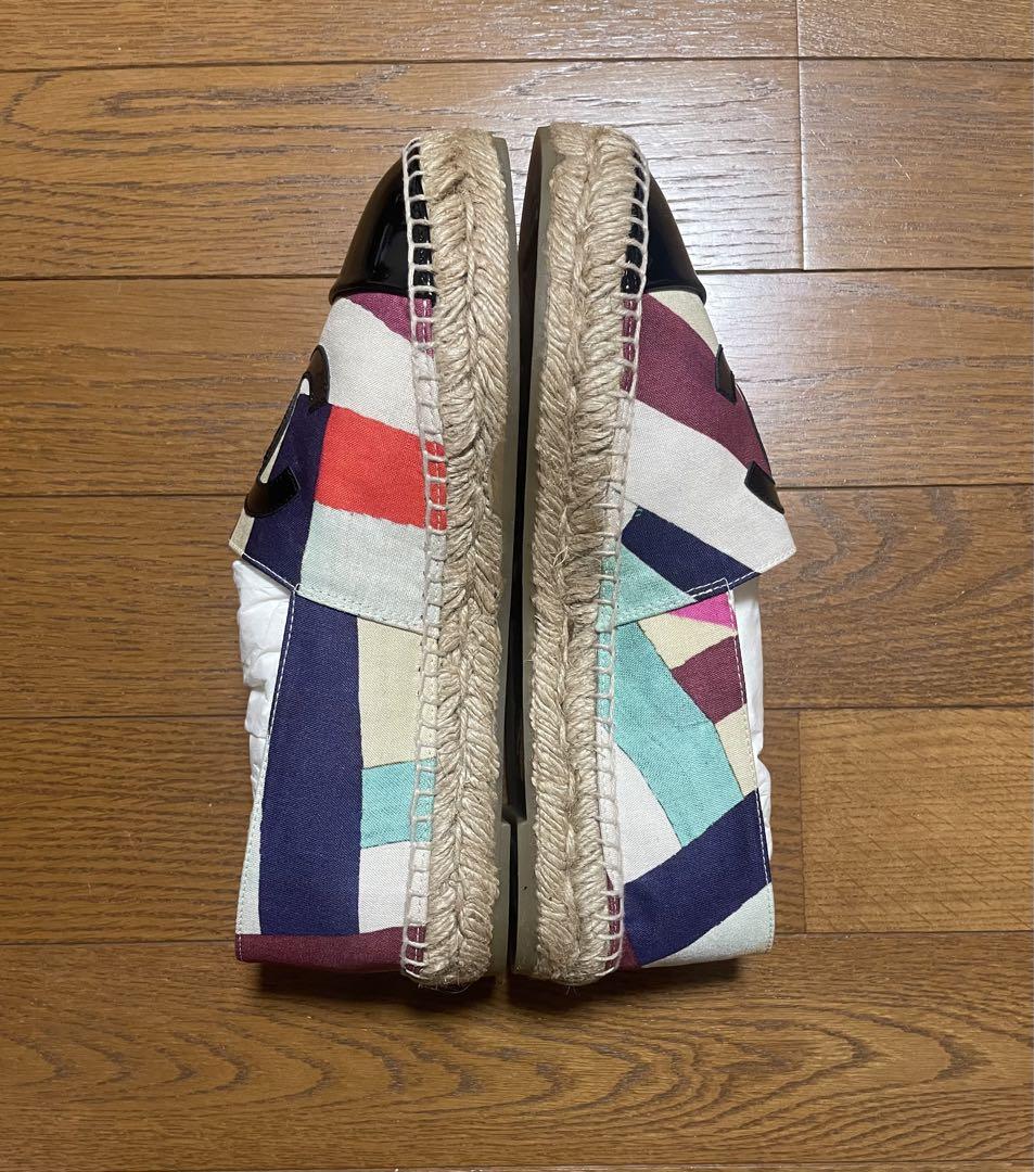 CHANEL シャネル フラットシューズ エスパドリーユ 37