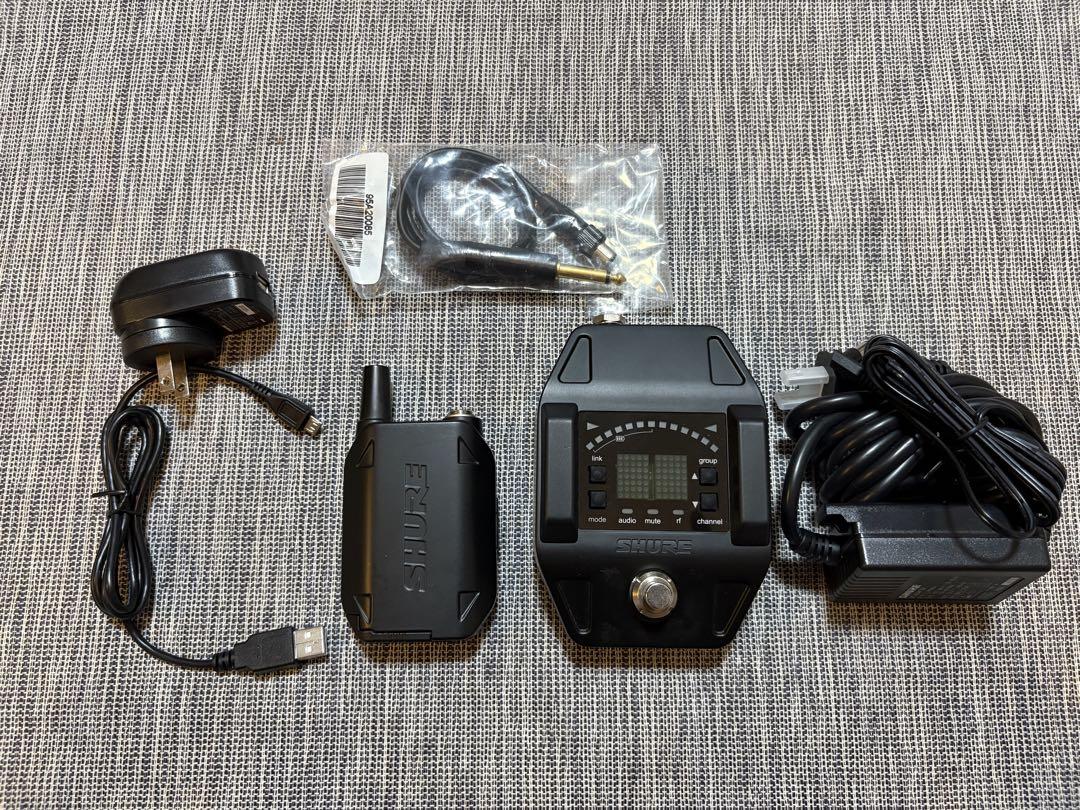 SHUREギターワイヤレスGLXD16美品トランスミッター