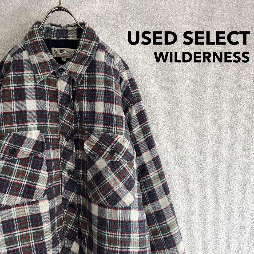 古着 “WILDERNESS” Quilted Shirt Jacket