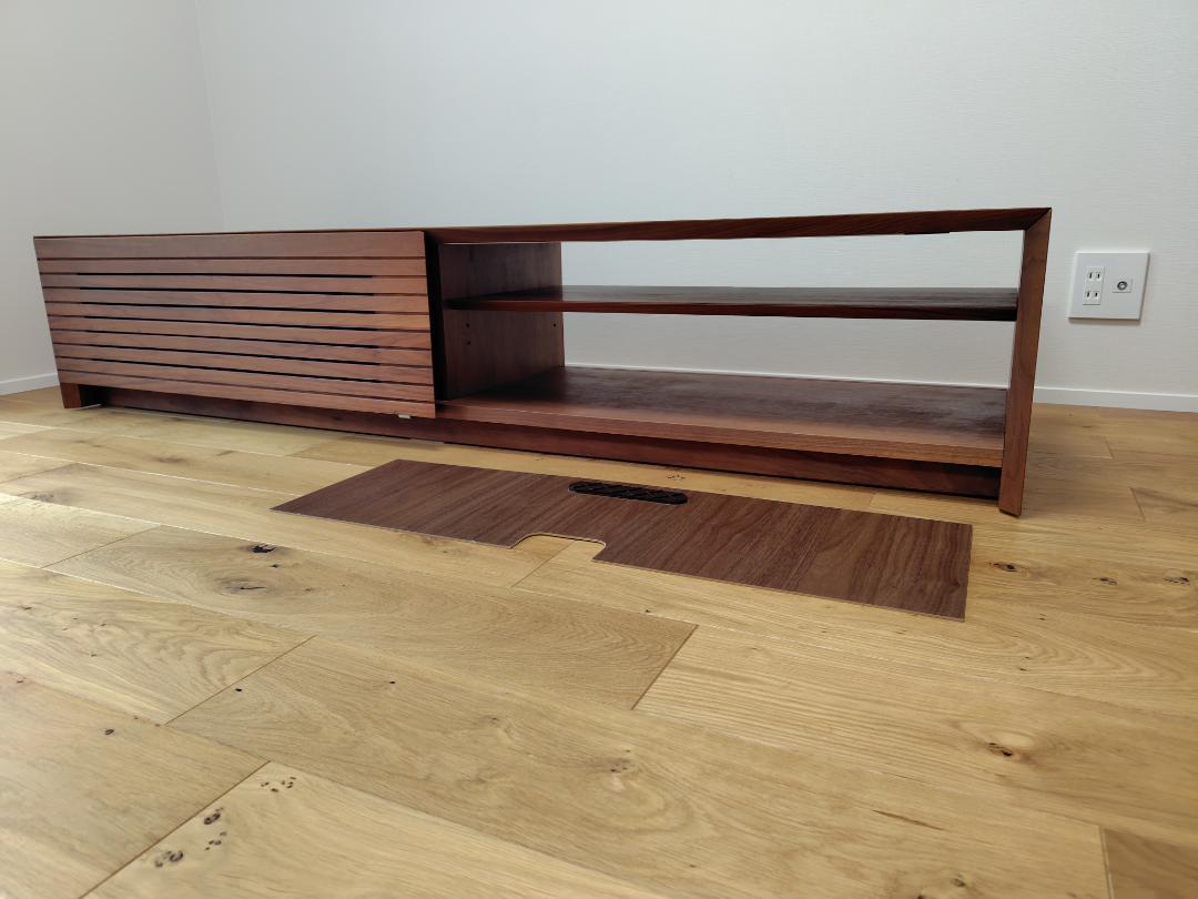 国産・天然木】テレビボード 180cm ウオールナット - メルカリ