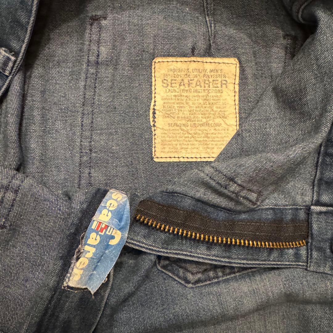 70's seafarer US NAVY デニムセーラーパ 70's seafarer US NAVY デニムセーラーパ
