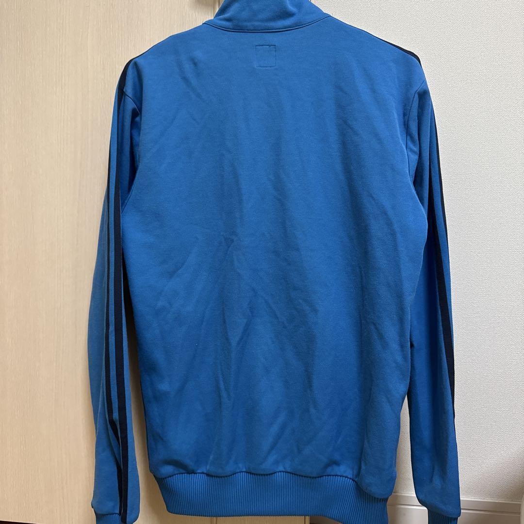adidas 青 ジャージ ジャケット M