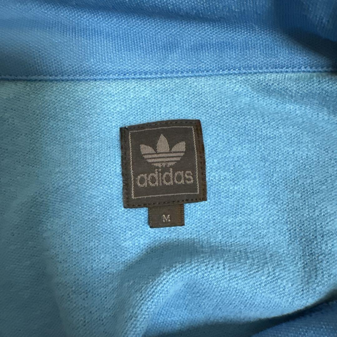 adidas 青 ジャージ ジャケット M