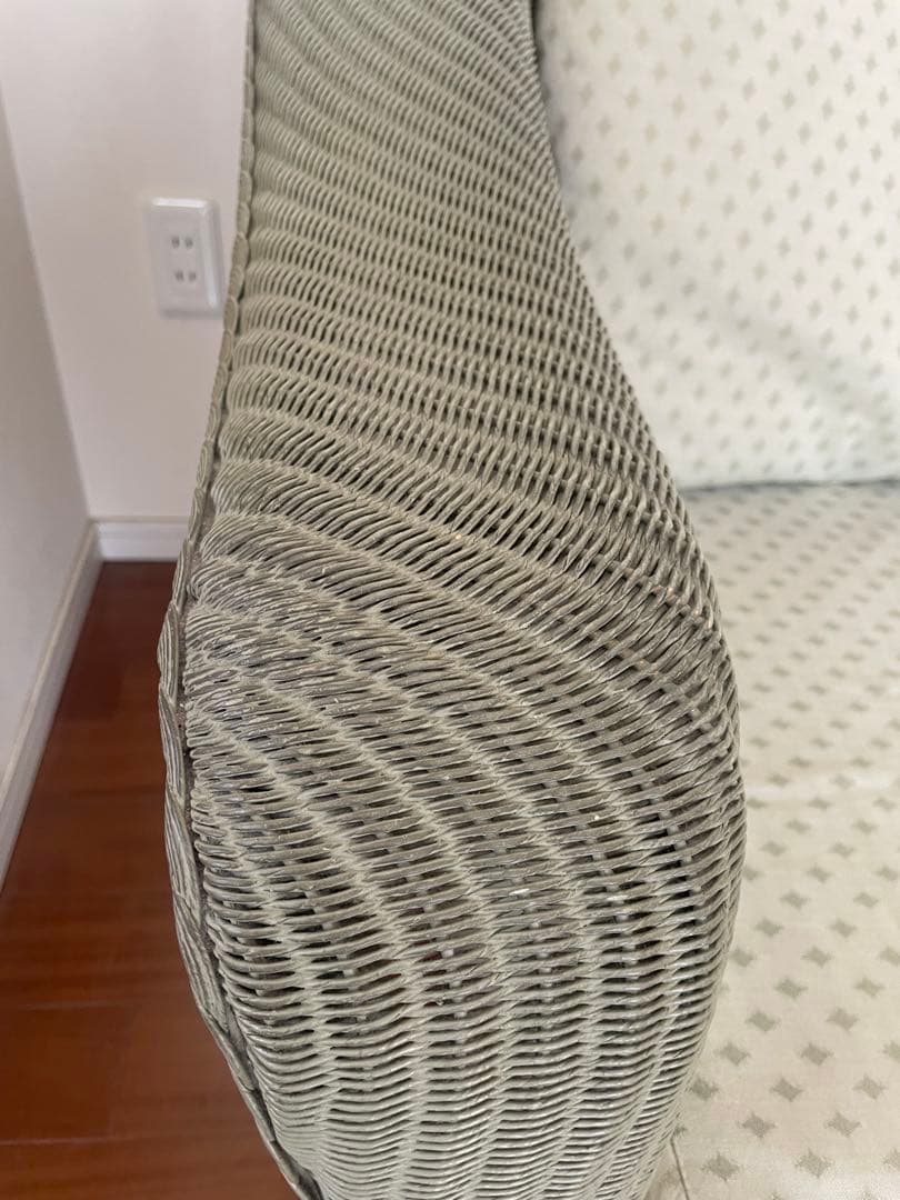 Lloyd Loom ロイドルーム 2人掛けソファやや傷や汚れあり NEXPOTALLINN_EU