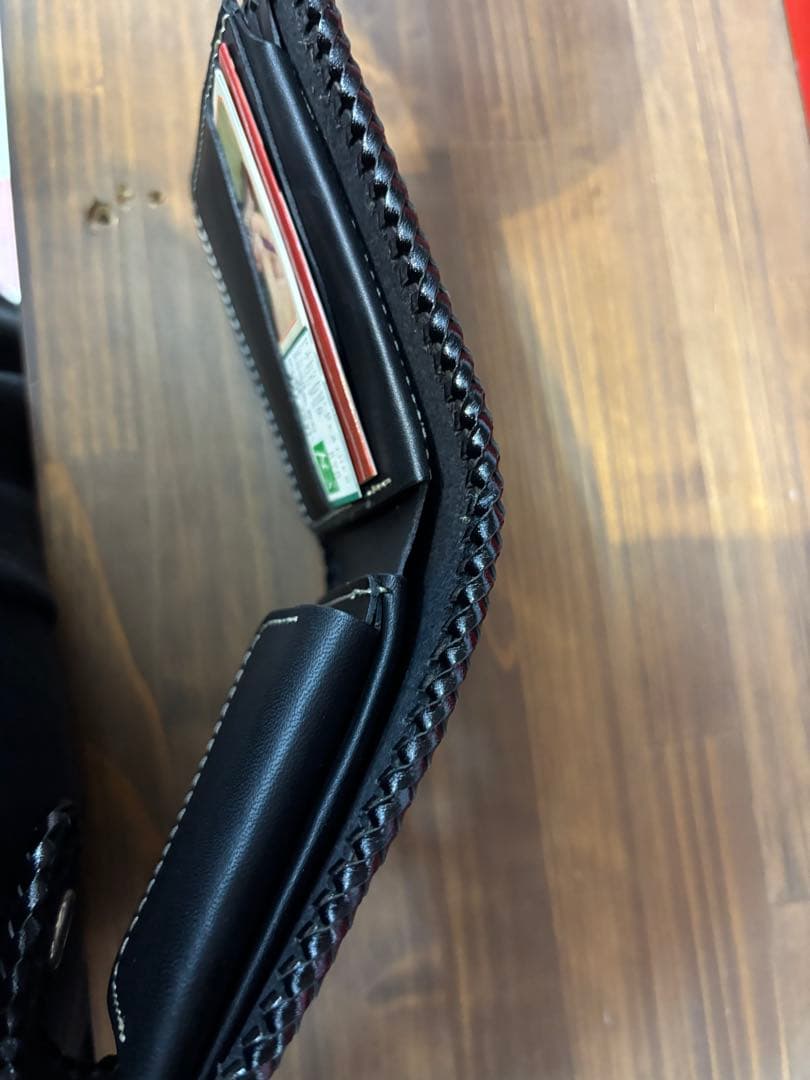 KC,s 2つ折り財布 牛革 レザー メンズ ブラック KC,s 2つ折り財布 牛革 レザー メンズ ブラック