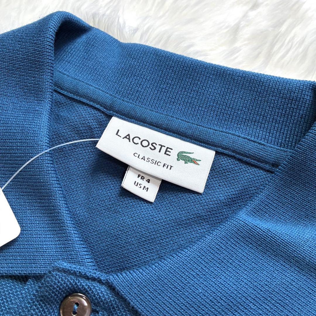 新品・タグ付✨ラコステ　ポロシャツ　ブルー系　LACOSTE