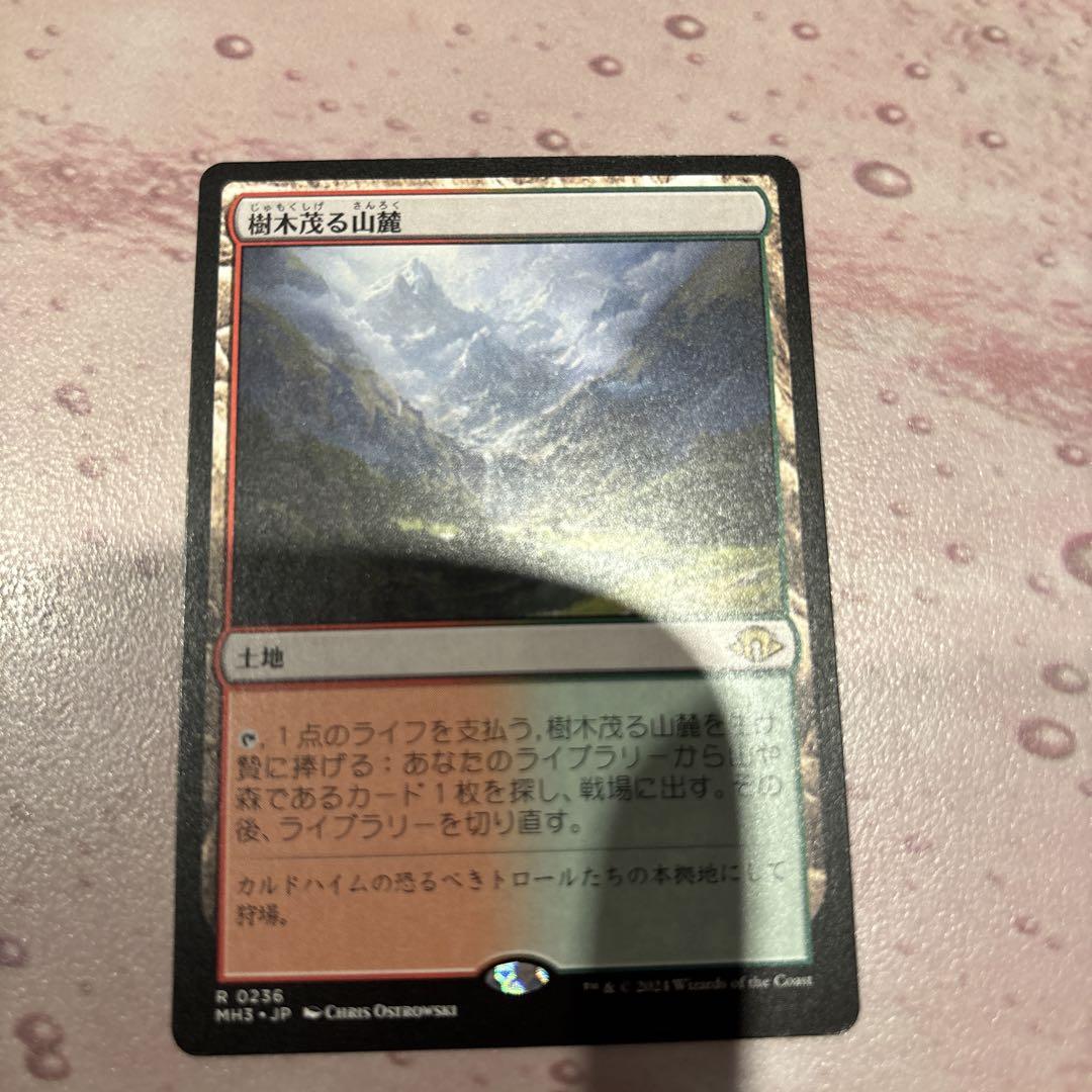 MTG 樹木茂る山麓 foil MTG 樹木茂る山麓/Wooded Foothills Foil - メルカリ