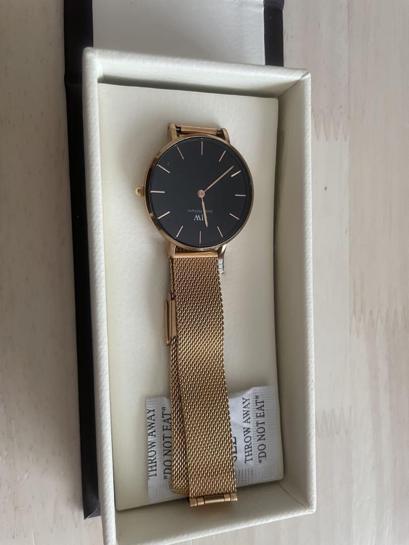 Daniel Wellington ゴールド メッシュ 腕時計 - メルカリ