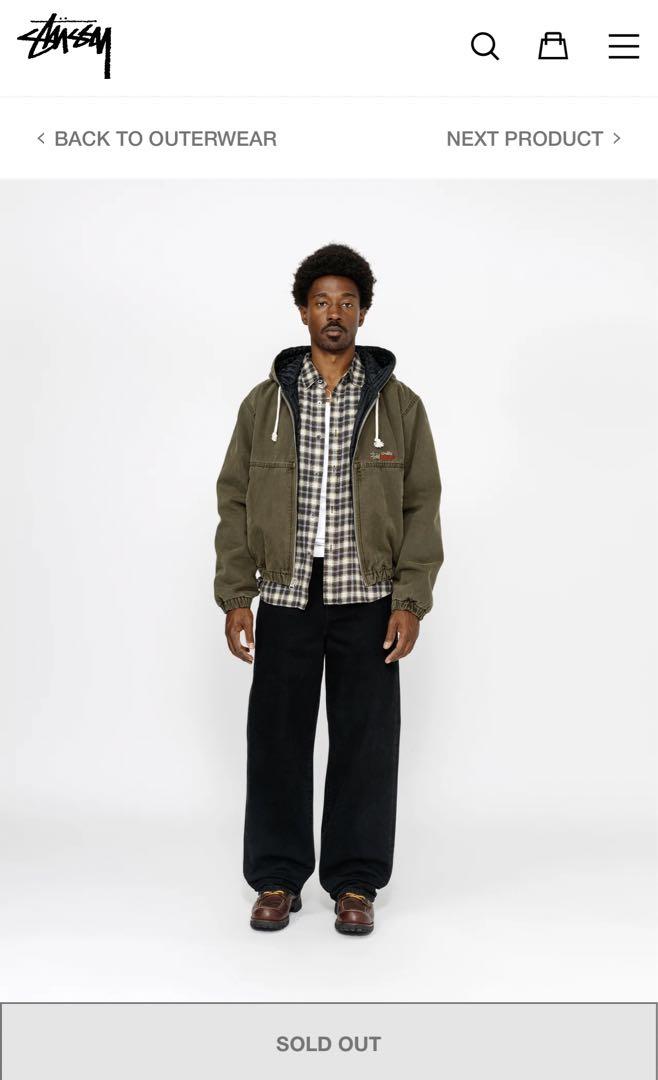 【m610】WORK JACKET INSULATED CANVAS