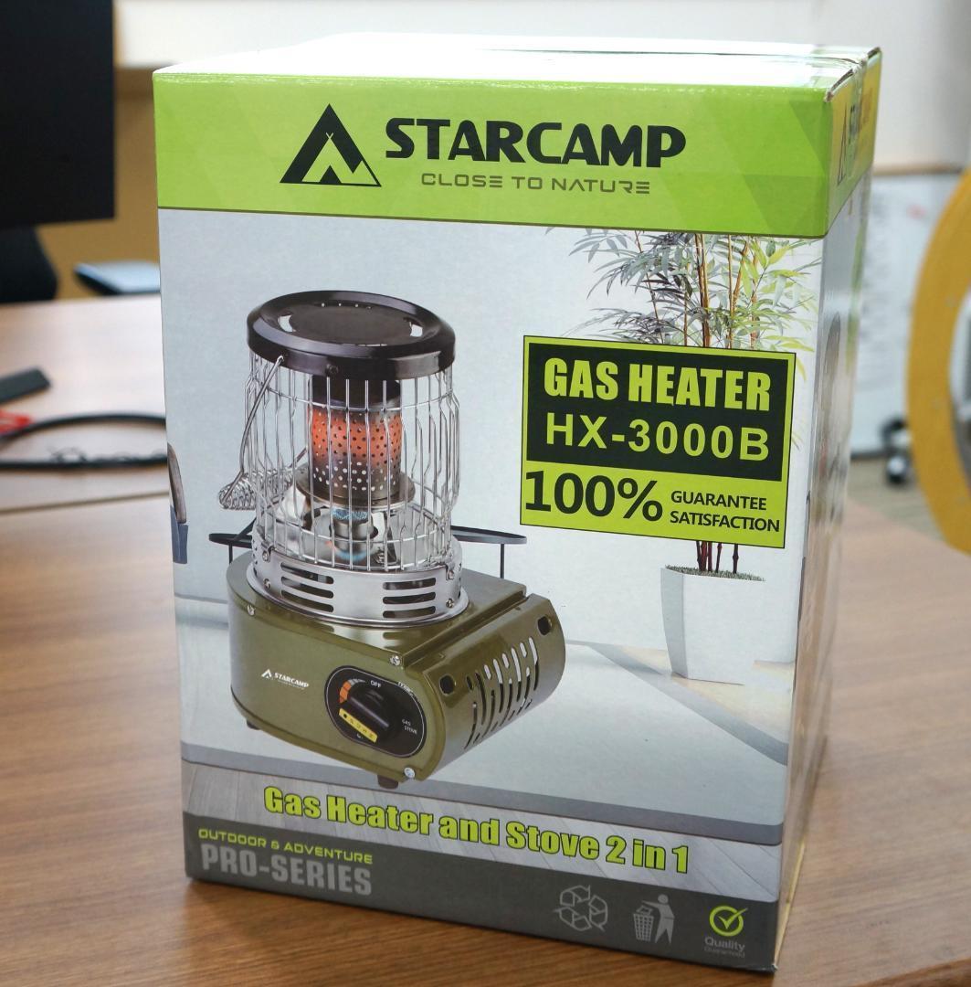 新品 カセットガスストーブ 1台2役 STARCAMP