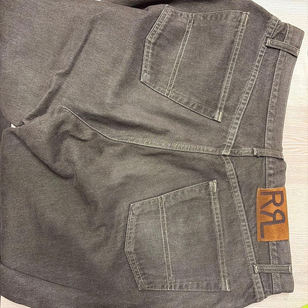 ⭐︎RRL ブラウンストレートデニム ボタンフライw36/L34 ⭐︎RRL ブラウンストレートデニム ボタンフライw36/L34