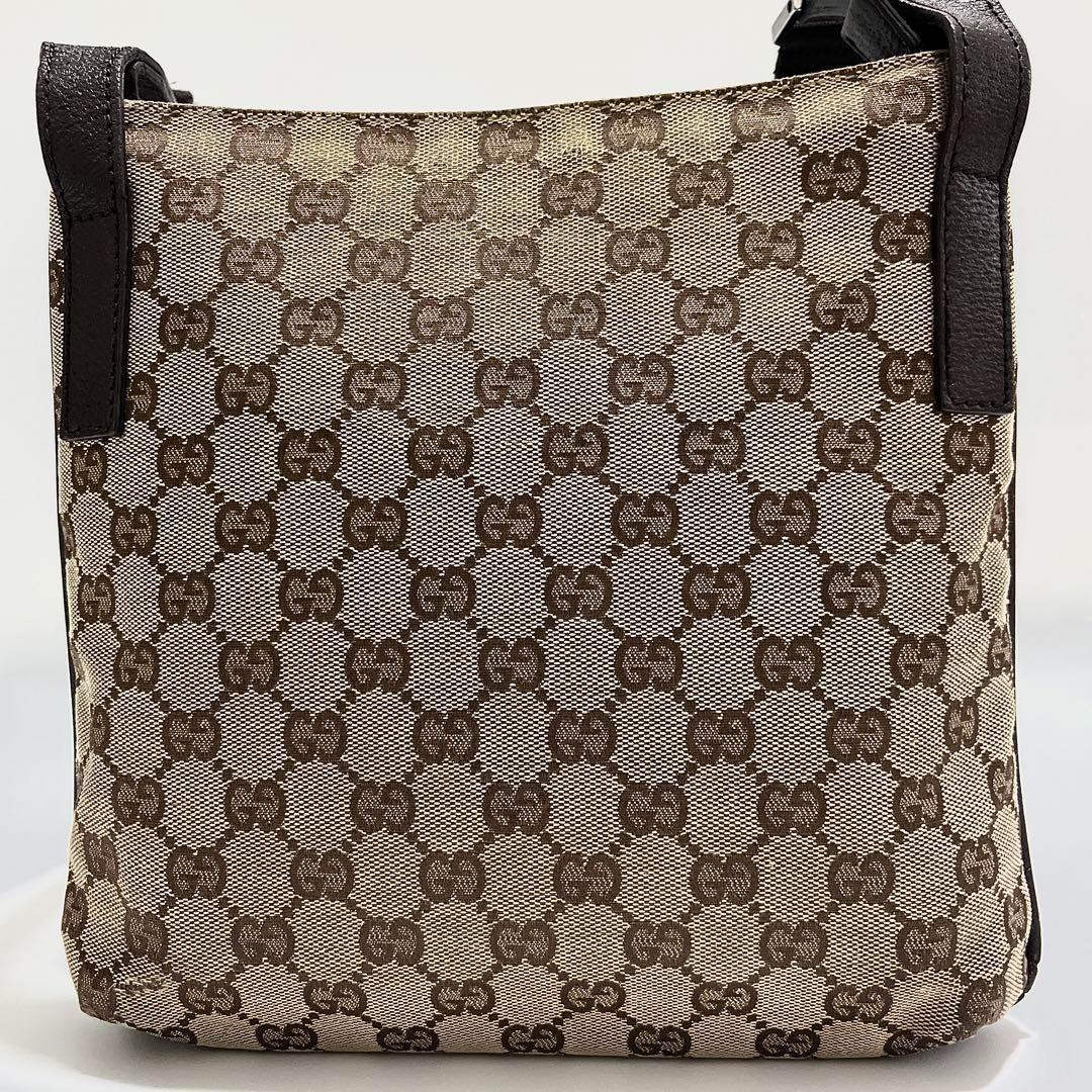 GUCCI キャンバス  ベージュ ショルダーバッグ