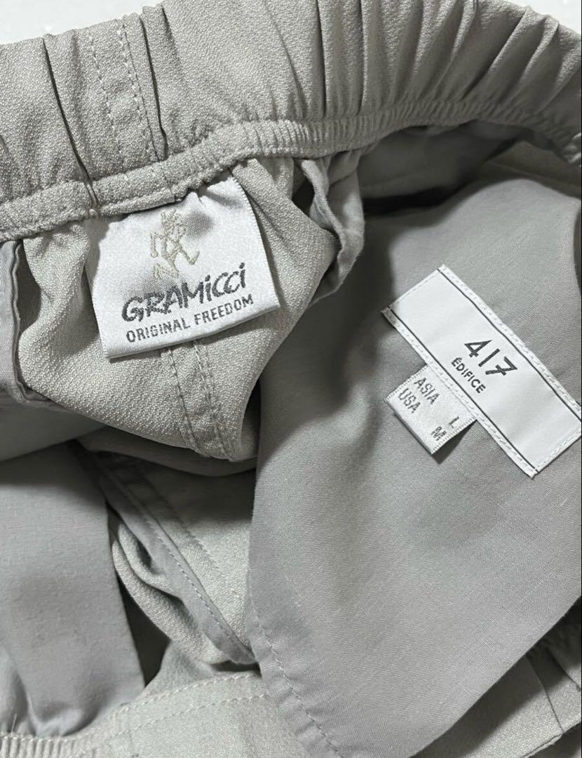 417EDIFICE 別注 GRAMICCI グラミチ パンツ L エディフィス
