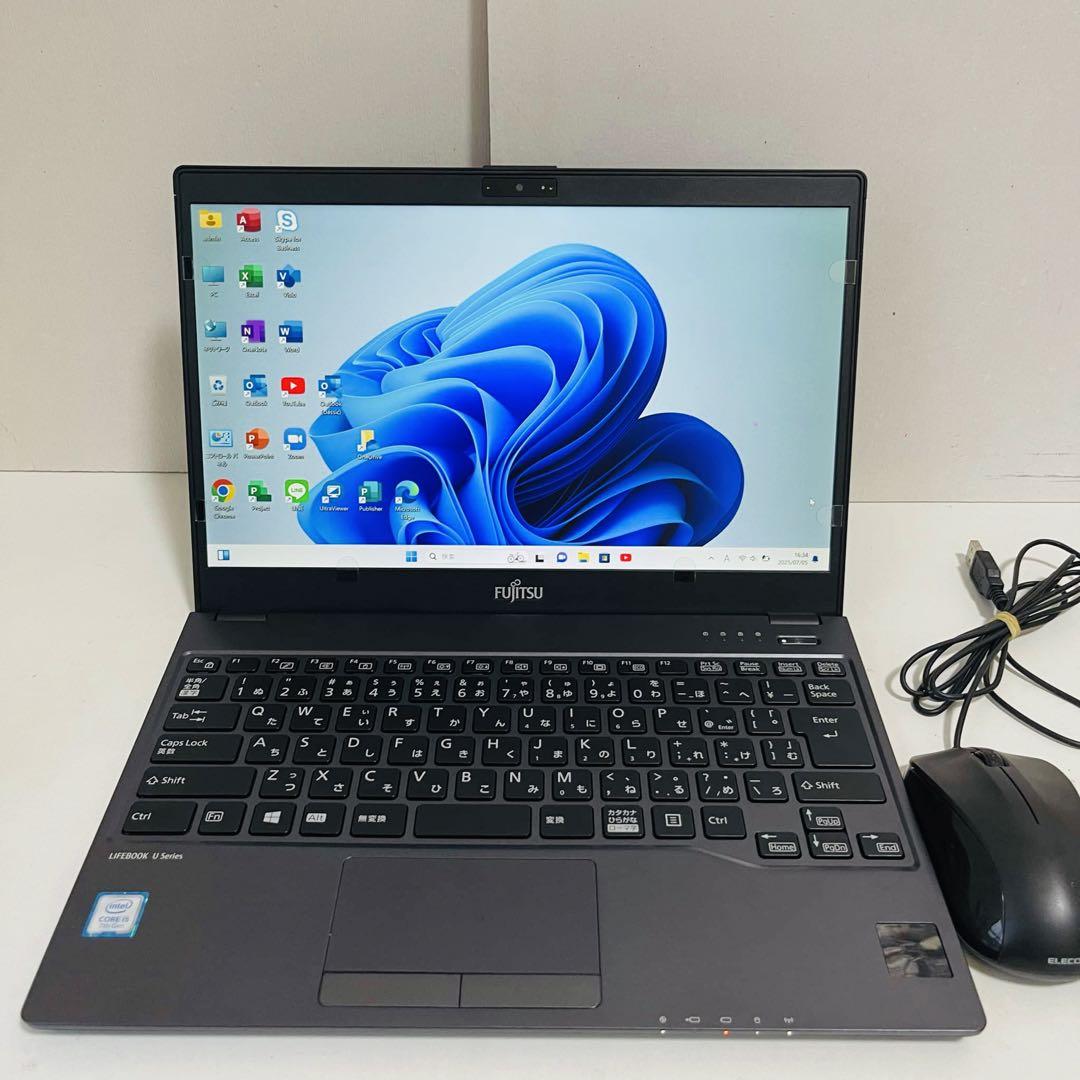 T359 Fujitsuノートパソコンi5メモリ8G第7世代SSD高速Win11