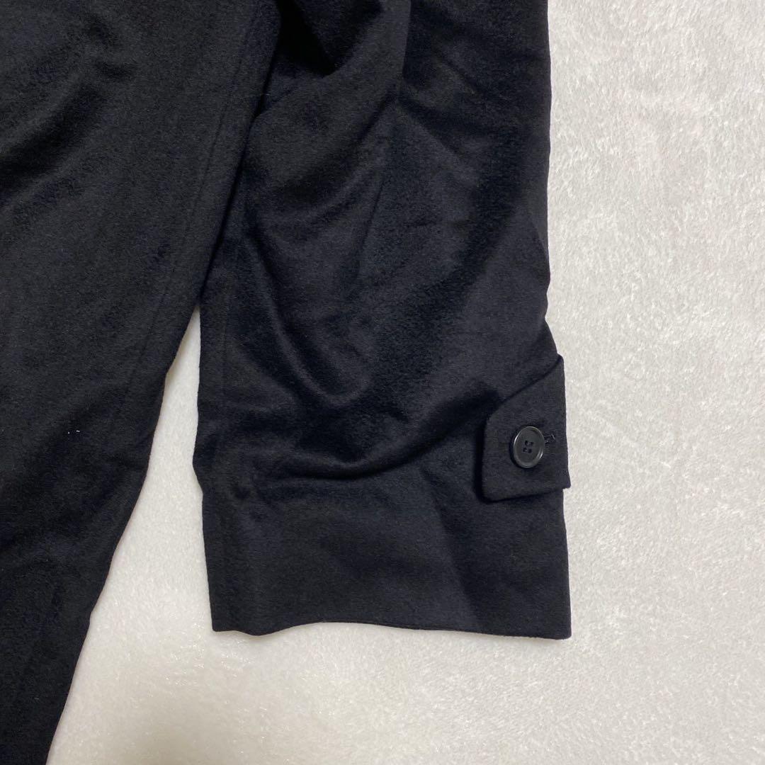 B0917K【PIACENZA】ステンカラーコート カシミヤ100% 美品