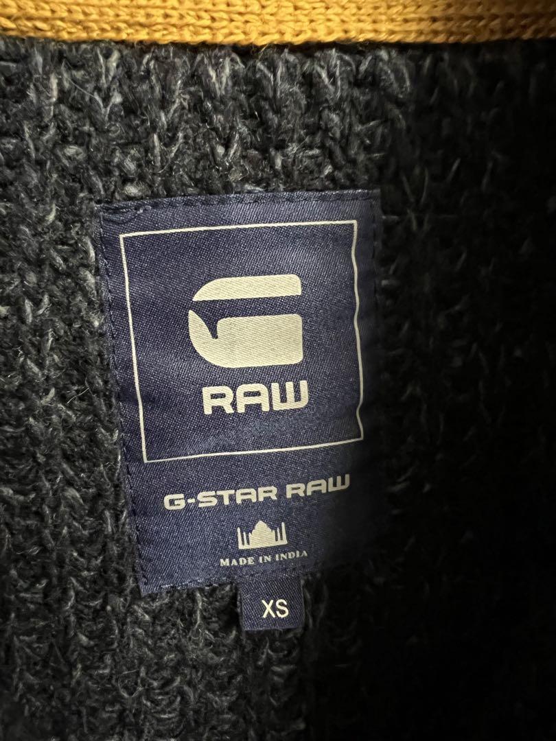 ジースターロゥ GSTARRAW ショールカラー ウール ニット カーディガン