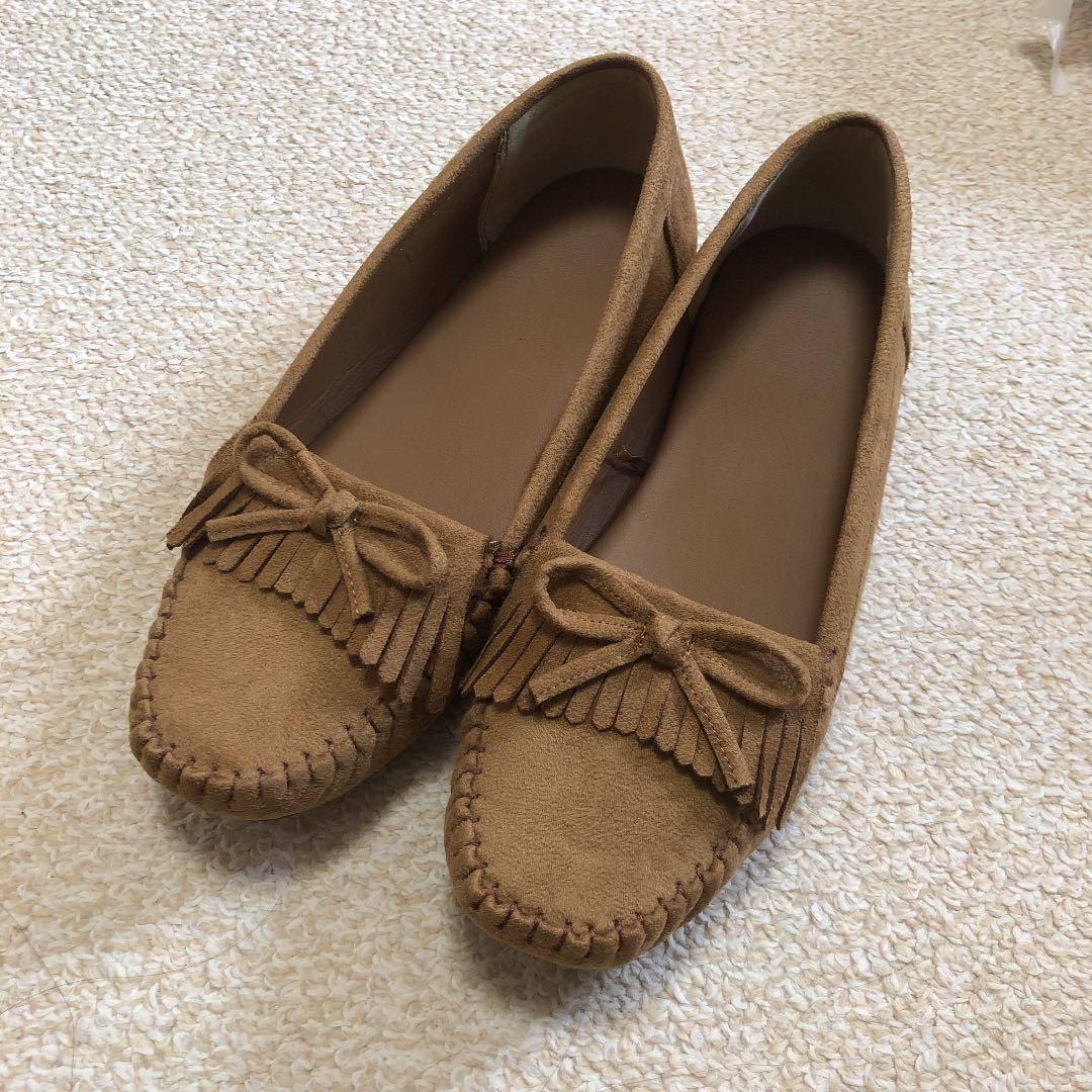 欲しいの 新入荷★OZWER ムートンモカシン 一点物 24.5cm UGG - モカシン