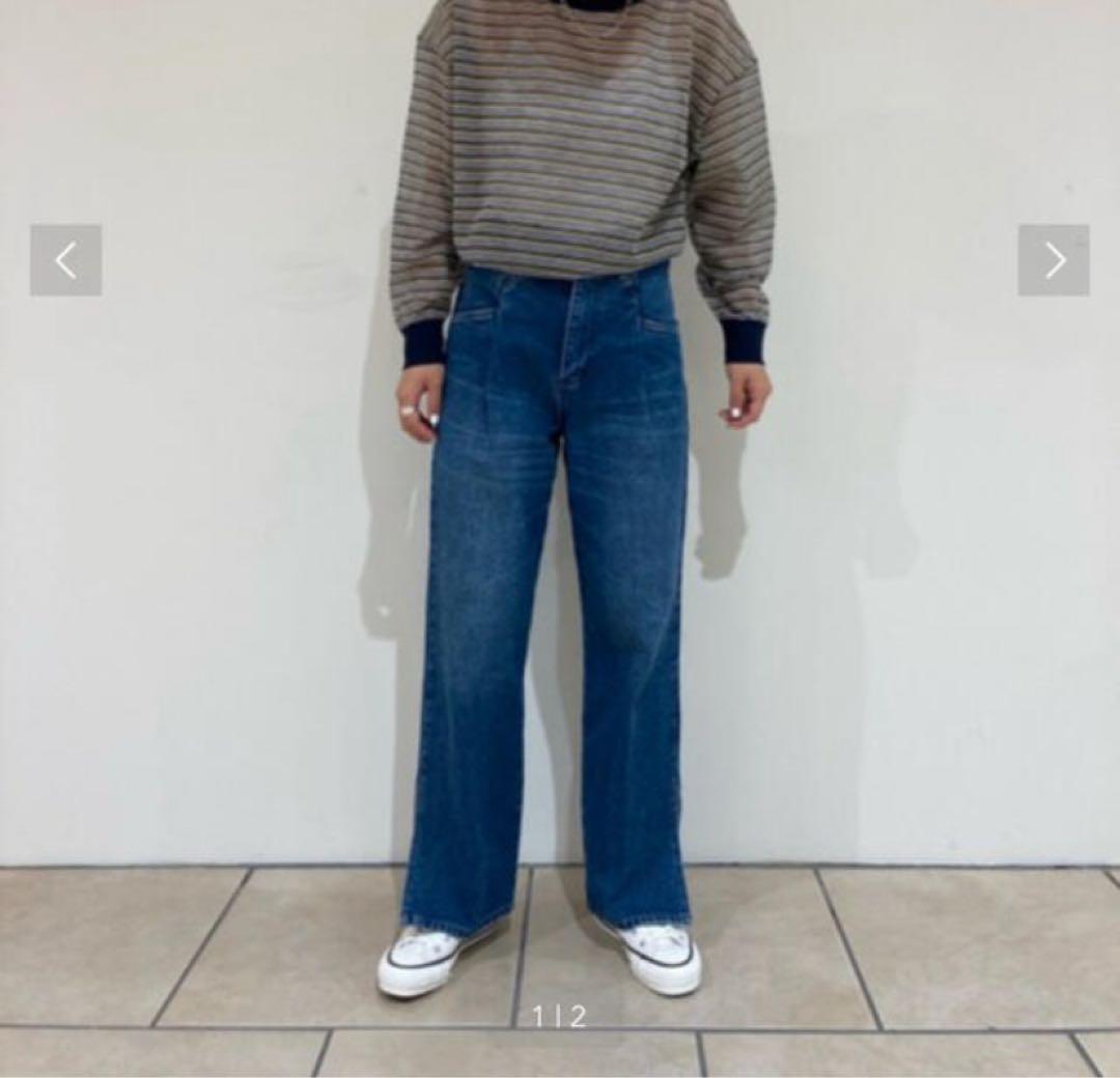 United arrows × Wranglerコラボタックスリットデニム