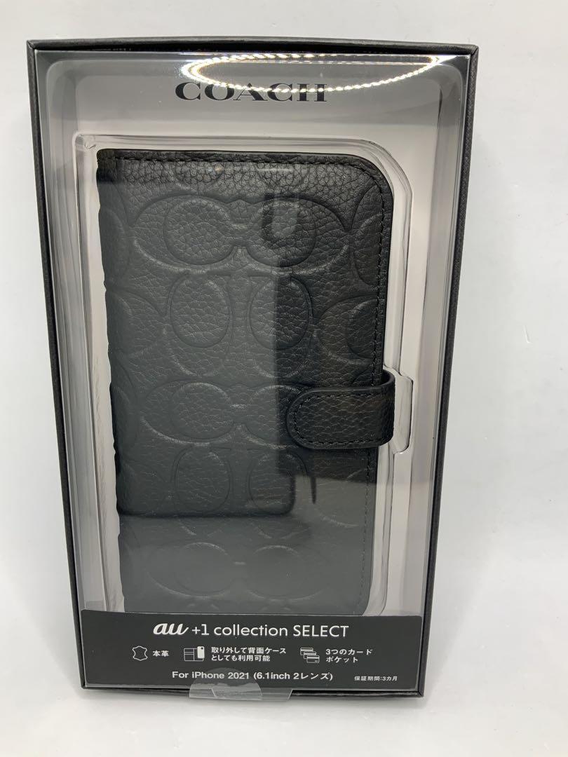 新品】Coach iPhone 13 手帳型ケース ブラック 本革 - メルカリ