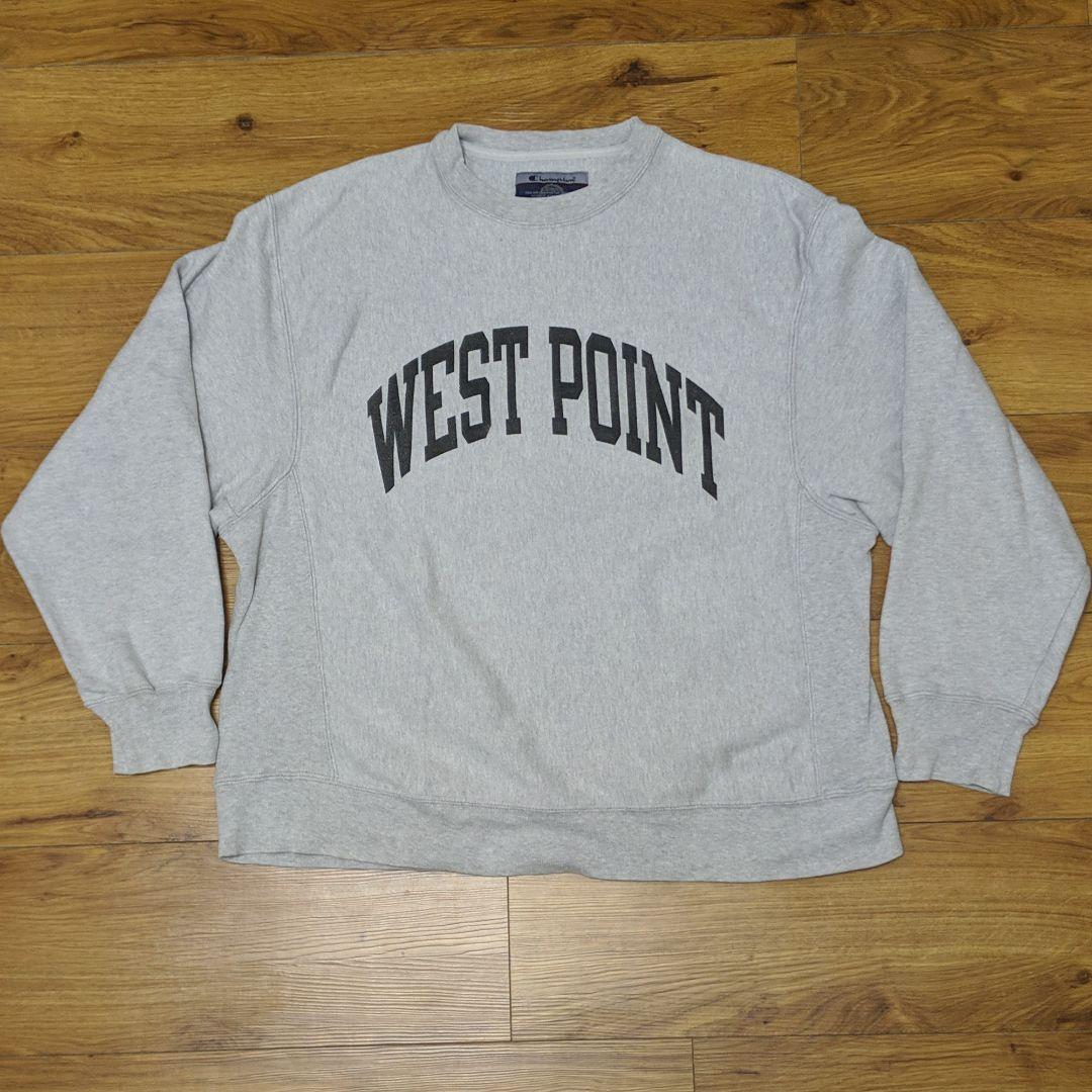 チャンピオン　リバースウィーブ　染み込み　WESTPOINT