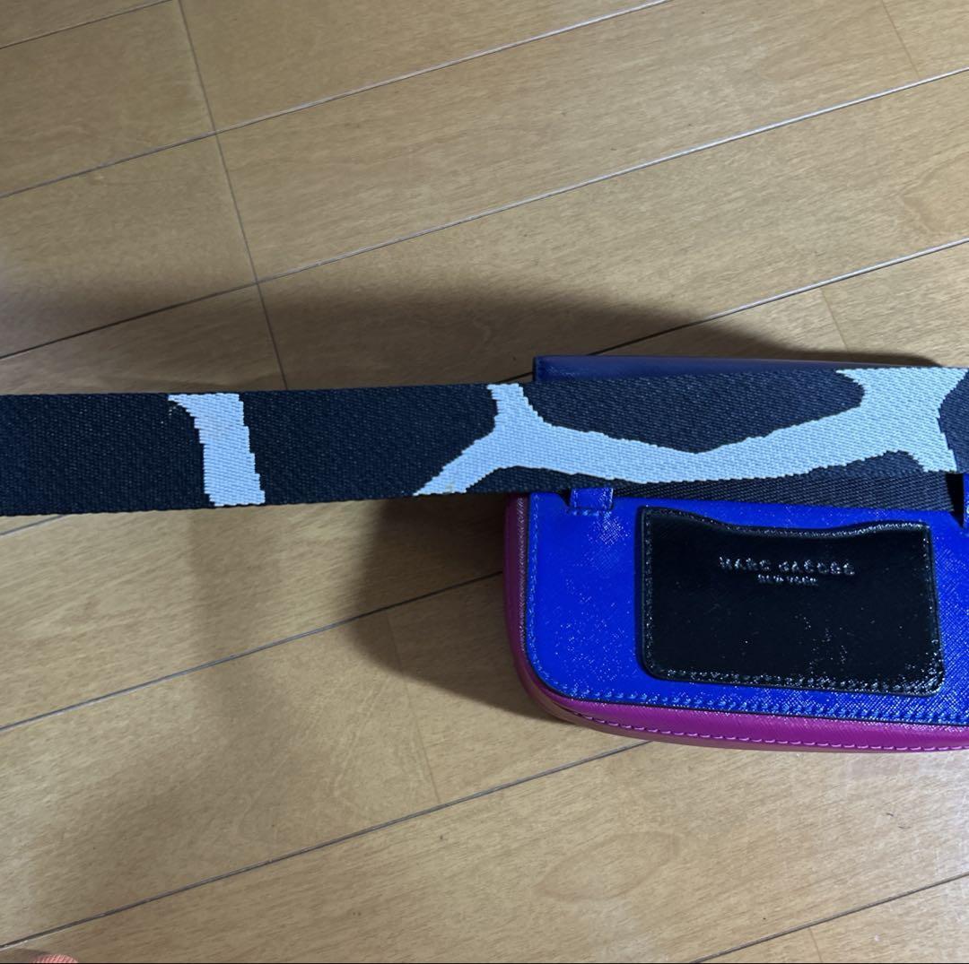マークジェイコブス　ボディバック　ブルー　MARC JACOBS