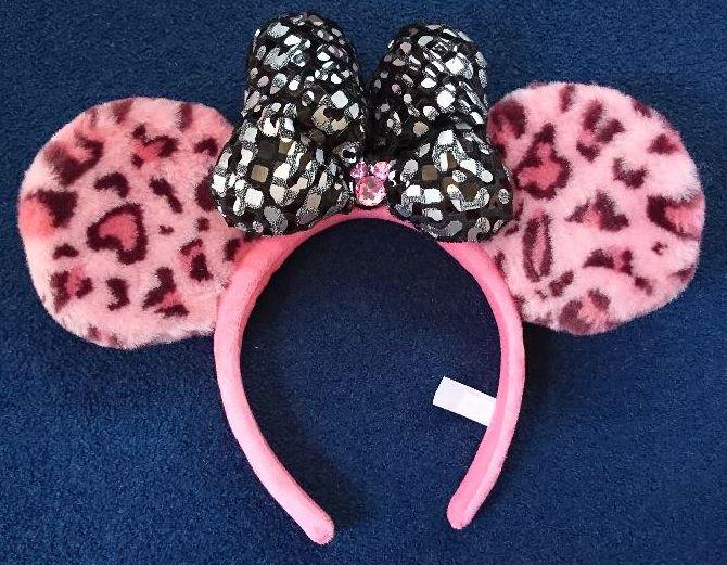ディズニーカチューシャ ピンク ヒョウ柄 ミニーちゃん Sertatransformadores Com Br