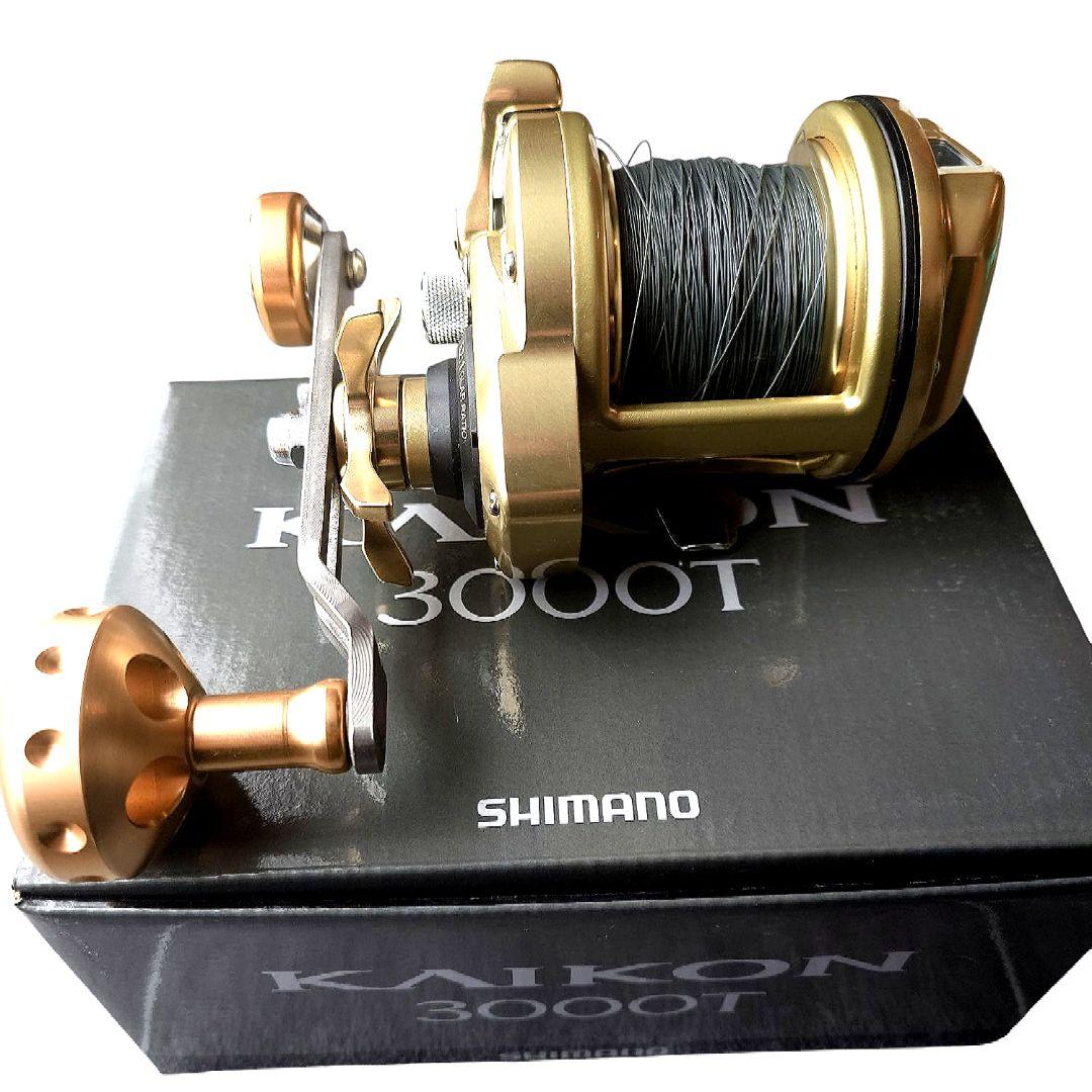 シマノ海魂3000T T-projectパワーハンドル付き 石鯛、鯉釣り