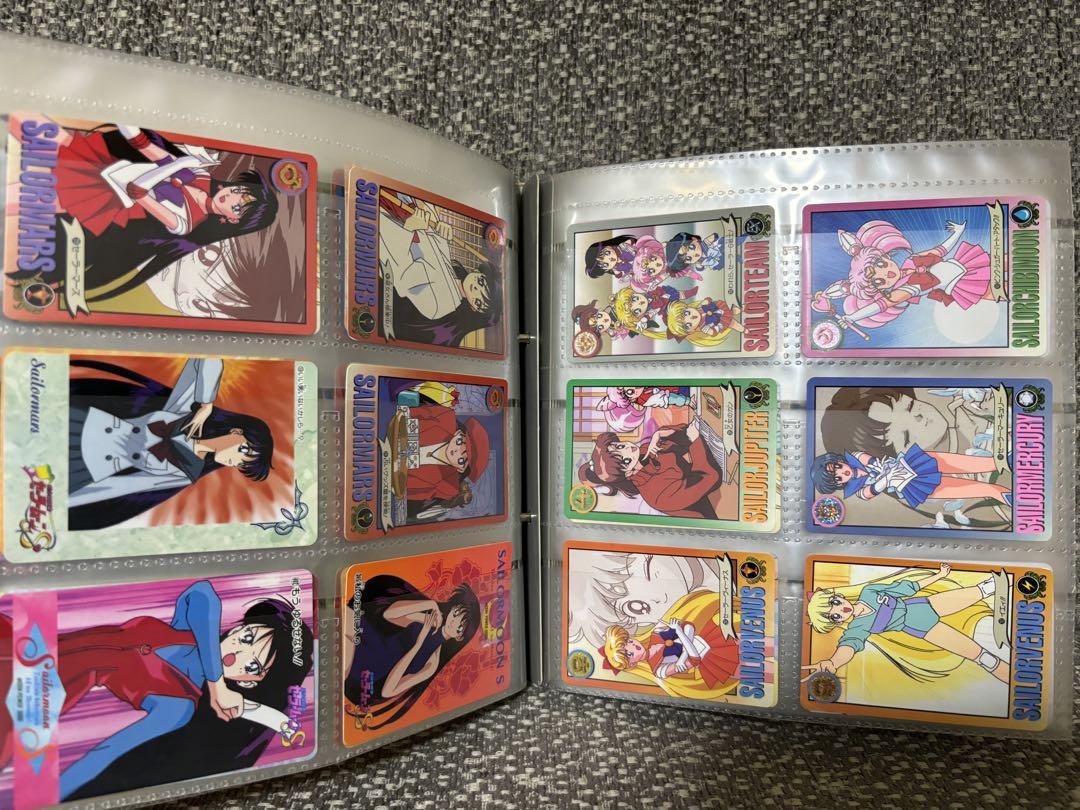 カードダスSYSTEM FILE セーラームーンカードダス　カードセット　当時品