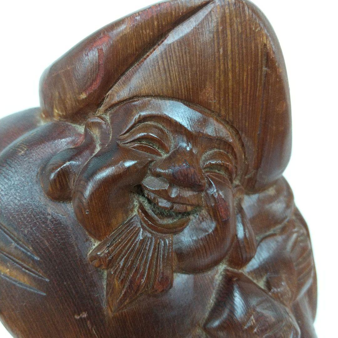 激安通販 大黒天 出世 美術 長谷寺開眼供養 木彫り鎌倉 骨董品 開運の神様 工芸品