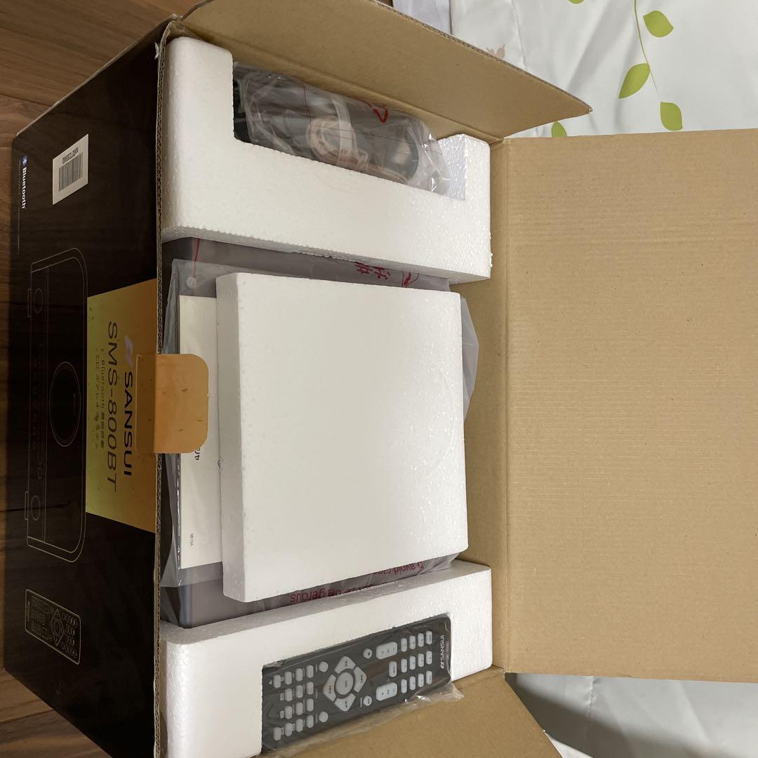 SANSUI CDプレーヤー Bluetooth対応 SMS-800BT