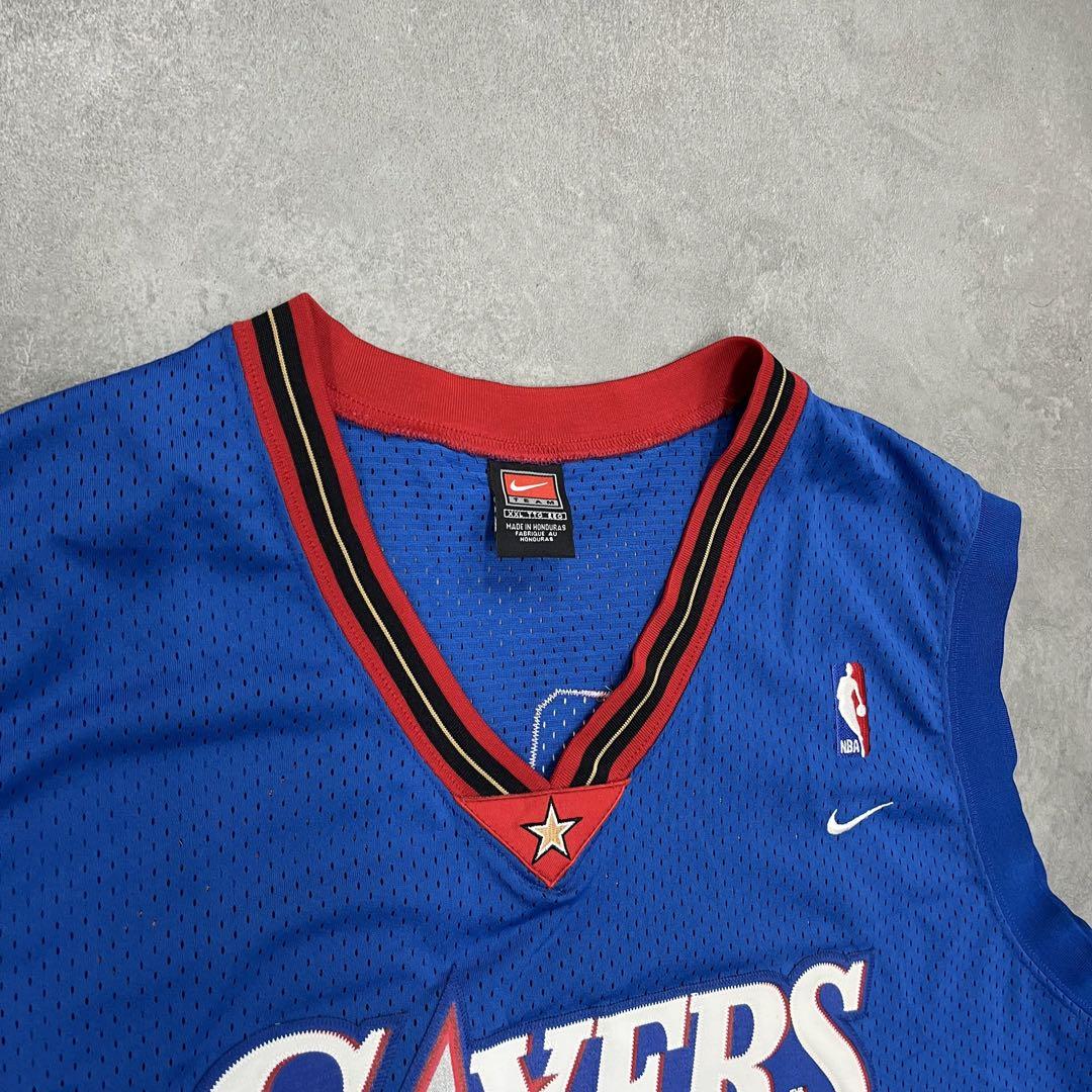 大人気の NIKE 00s NBA メルカリ - ゲームシャツ アレンアイバーソン 76ers ウェア