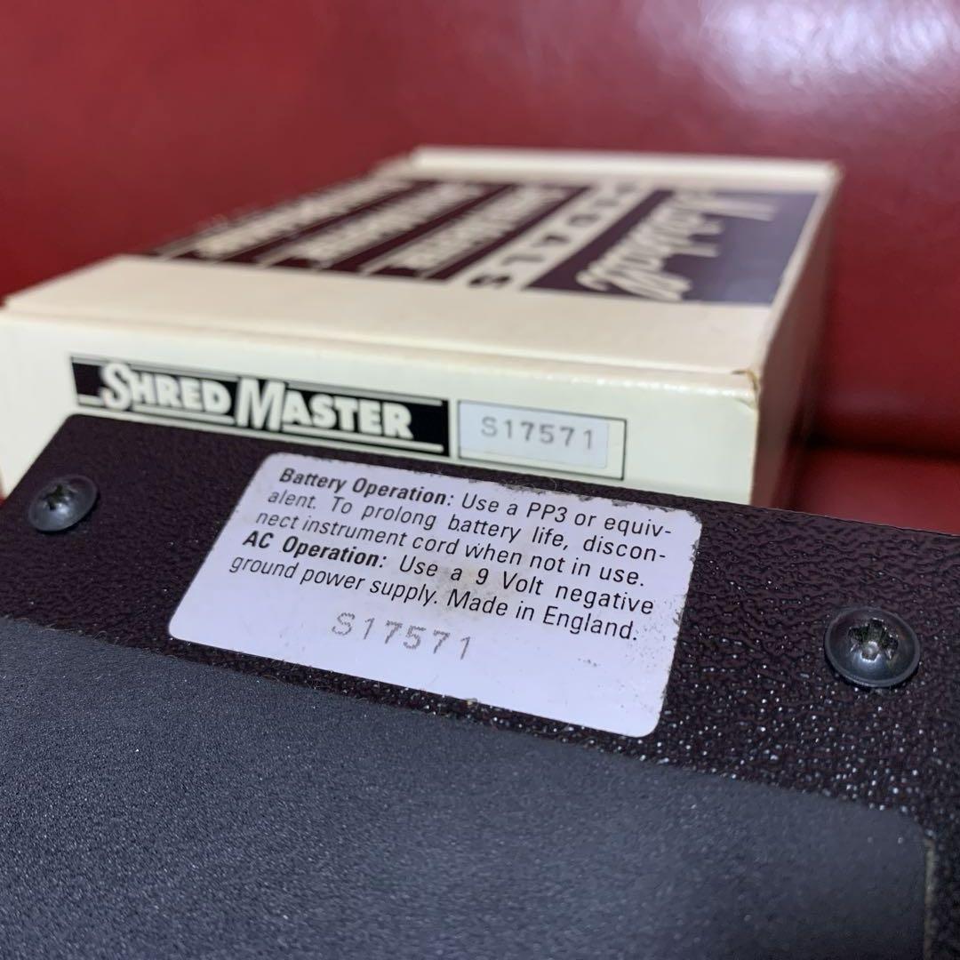 ★希少 美品★ ビンテージ Marshall Shred Master 本箱付き