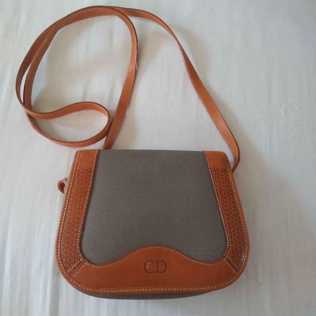 CD ショルダーバッグ ベージュ ブラウン CD ショルダーバッグ ベージュ ブラウン