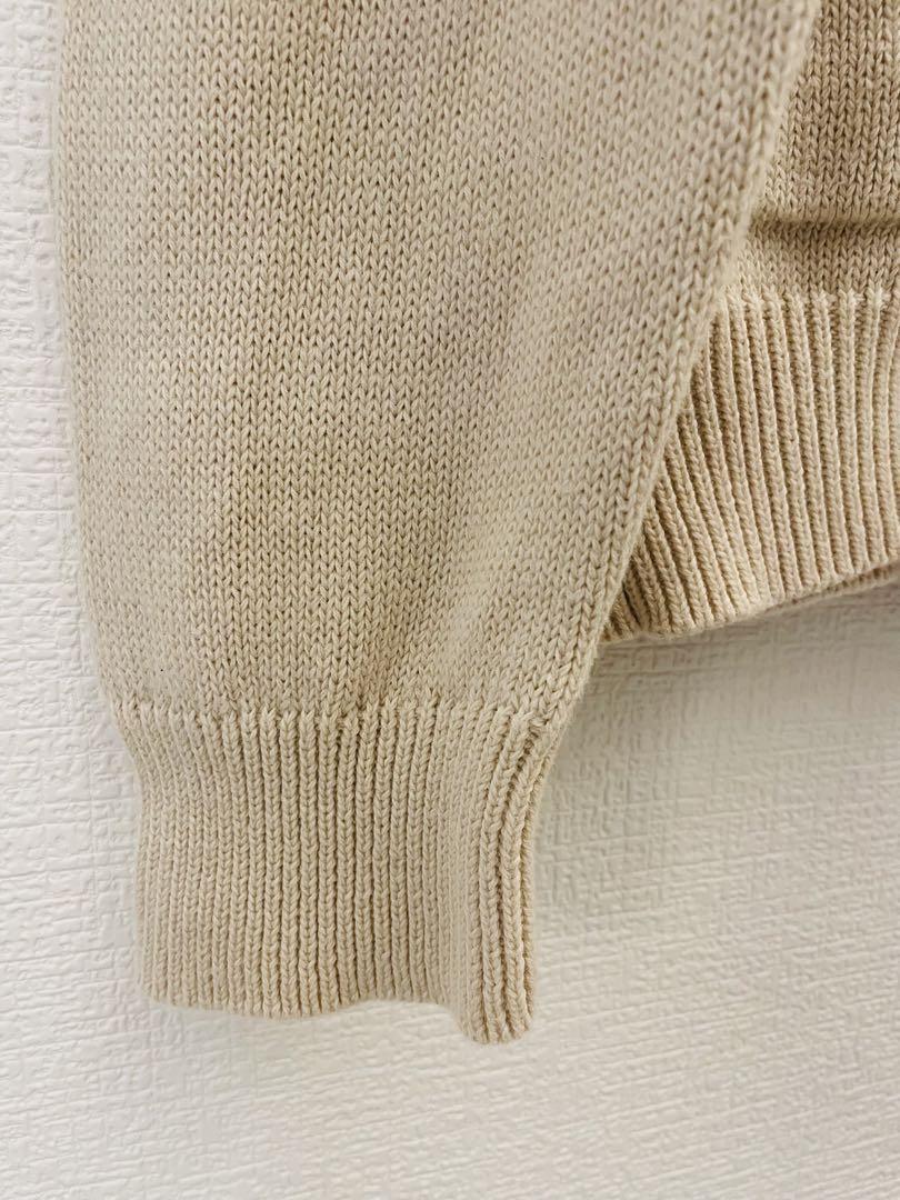 MHL. 3B CARDIGAN カーディガン コットンカーディガン Lサイズ