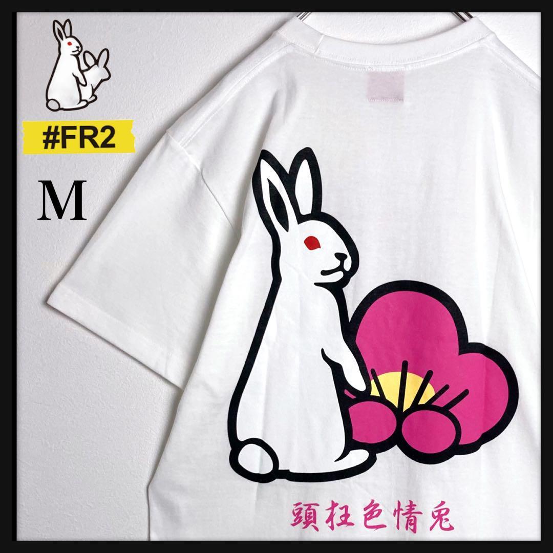【超人気デザイン】FR2 ビッグロゴTシャツ ピンク 入手困難 極美品 梅限定